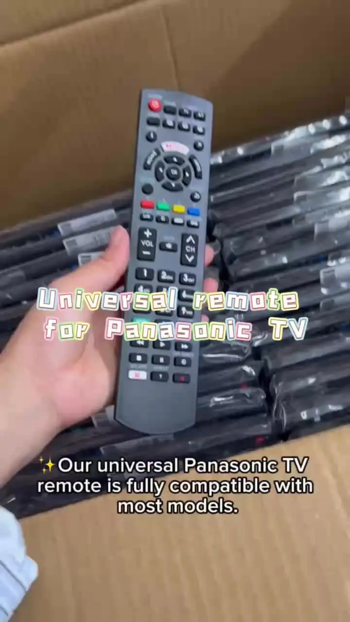 Télécommande Panasonic Télécommande Universelle Pour TV Panasonic - Compatible Avec Tous Les Modèles Plasma Viera HDTV 3D LCD LED Télécommande Panasonic Universelle