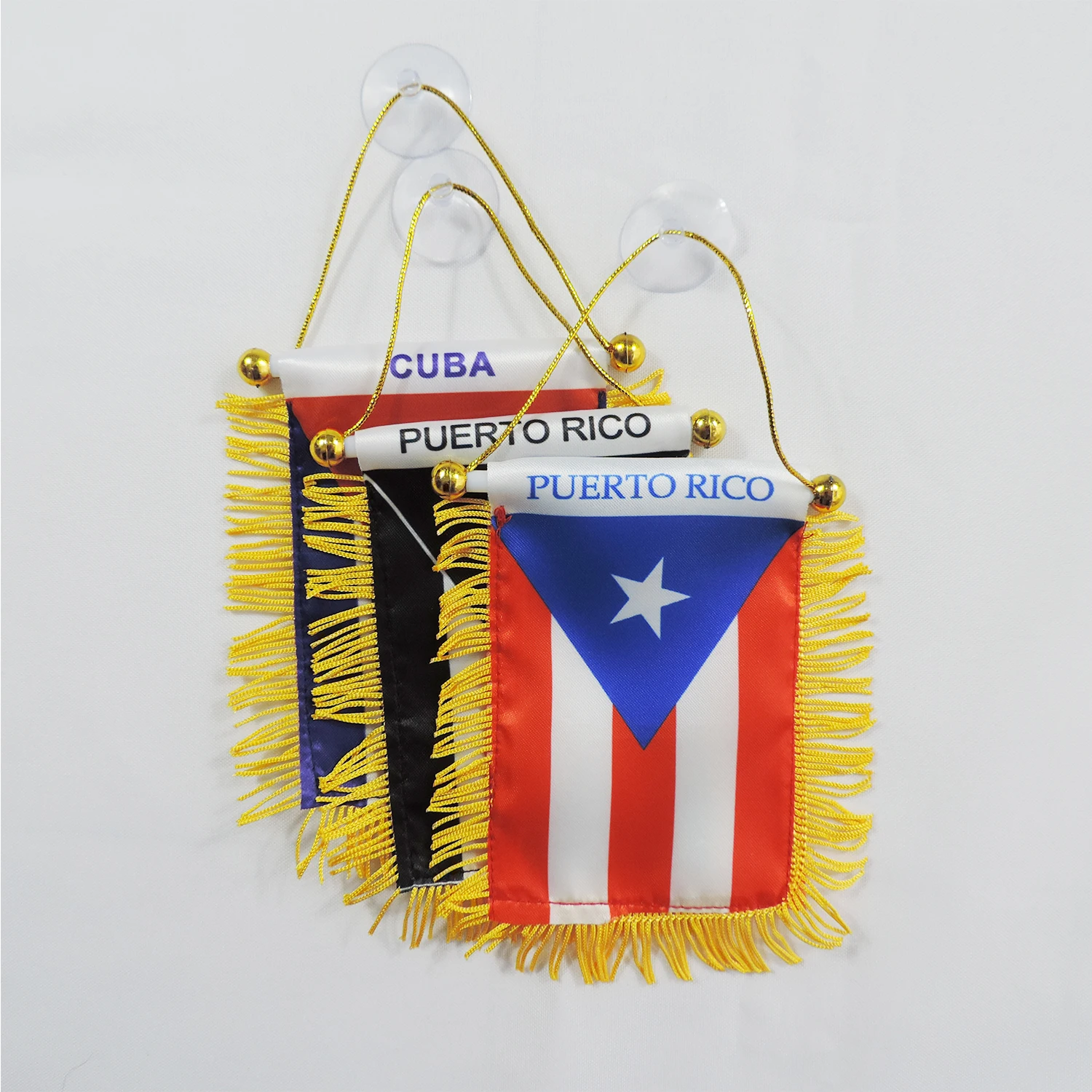 Puerto Rico Window Hanging Flag 