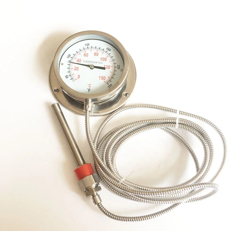 High Quality Stainless Steel Thermometer With Capillary Tube Buy