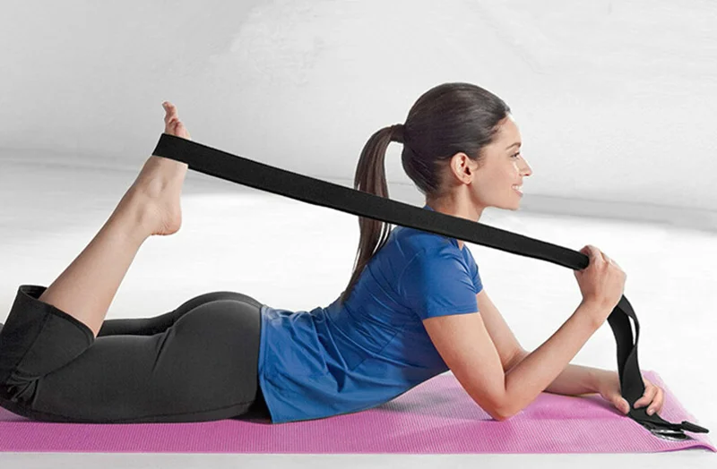 最佳瑜伽带/弹力带,带可调节d环扣,用于日常伸展,瑜伽,普拉提,物理