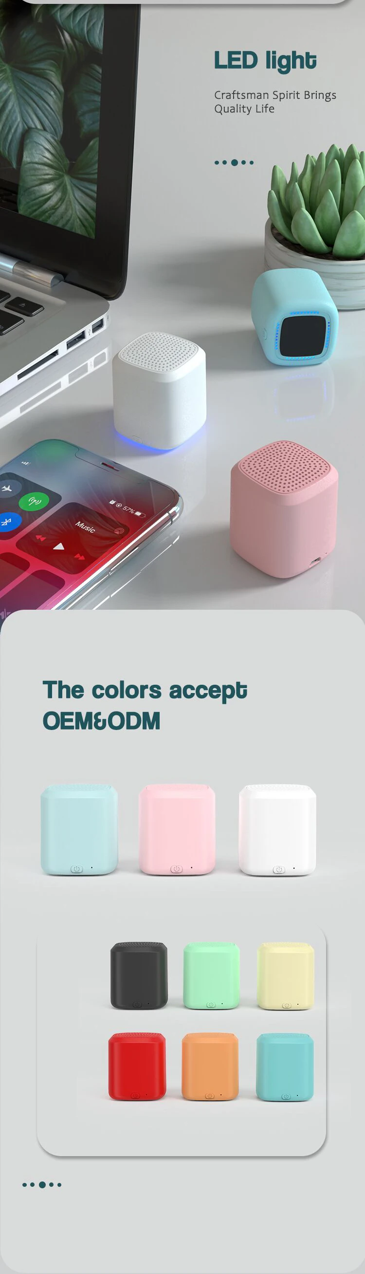 Amazon hot sale Portable macaron mini inpod little fun tws Wireless Stereo Speaker smart waterproof blue-tooths hifi bt speaker - ANKUX.COM