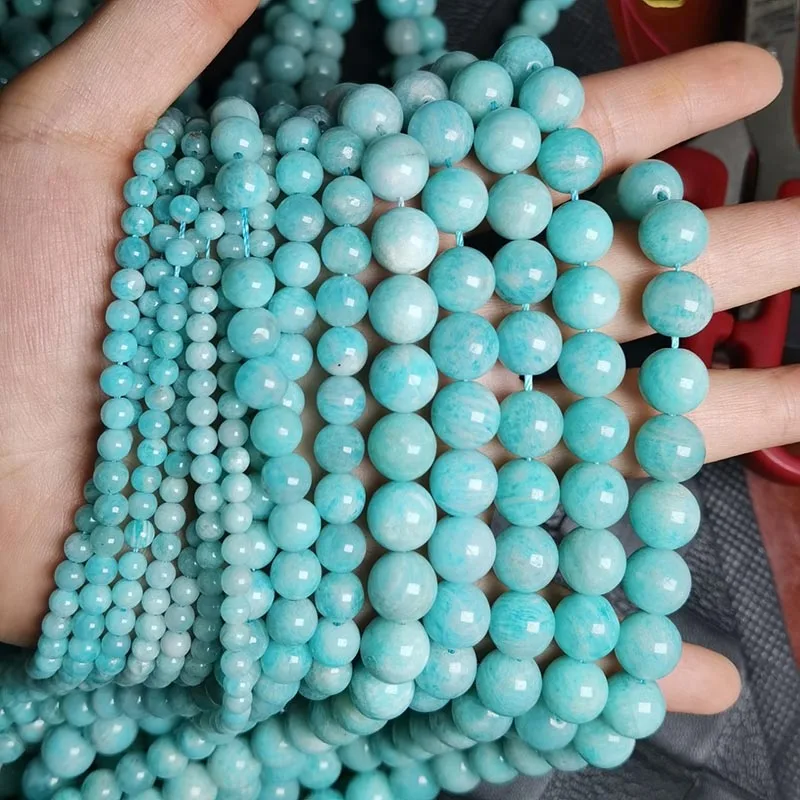 Wholesale Natural Stone Round Loose Beads Crystal Healing Gemstone