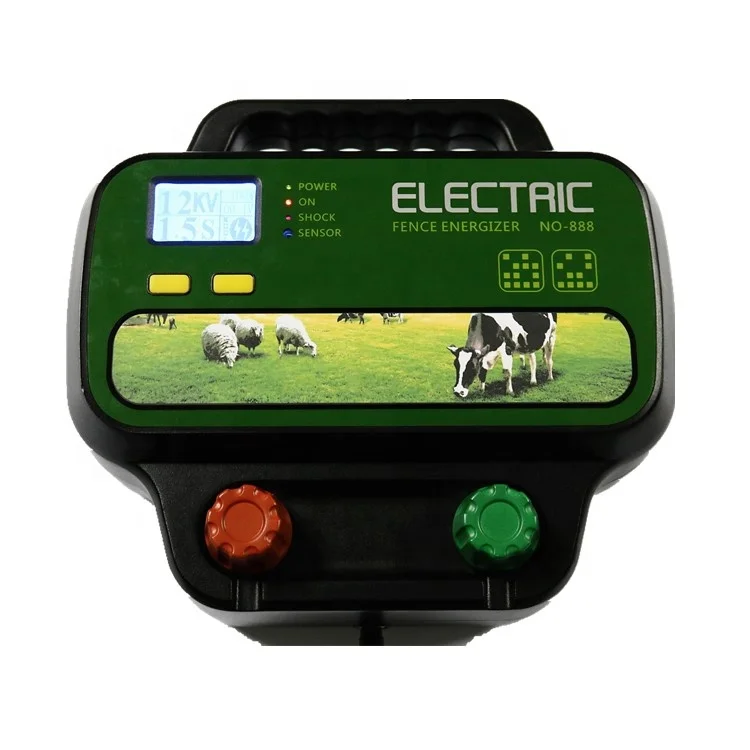 Waterproof Electric Fence Energizer 2 Joule Wireless Remote Control For