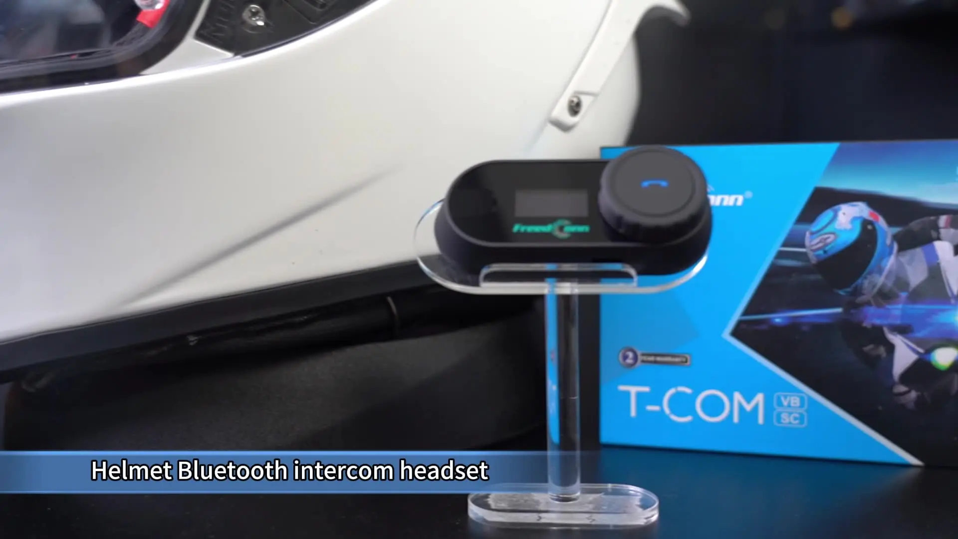 FreedConn T-COM SC Motorcycle Helmet 800 Meters 2-way Intercom