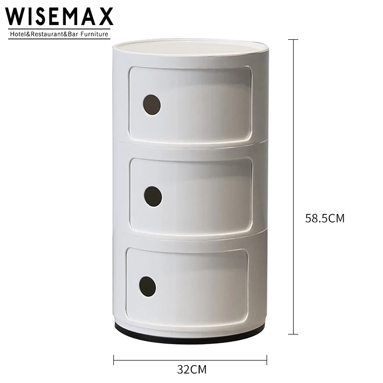 Hot Sale Bedroom Furniture Threelayer Multifunctional Plastic