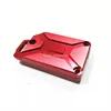 Red Oxidized Aluminum 7075 Car Motorcycle Keyring Shell CNC Finishing