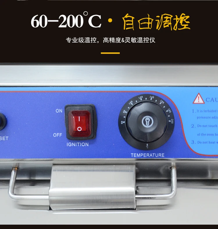 Xeoleo Commercial Fryer Deep Fryer Lpg Gas Fryer Stainless Steel Fried