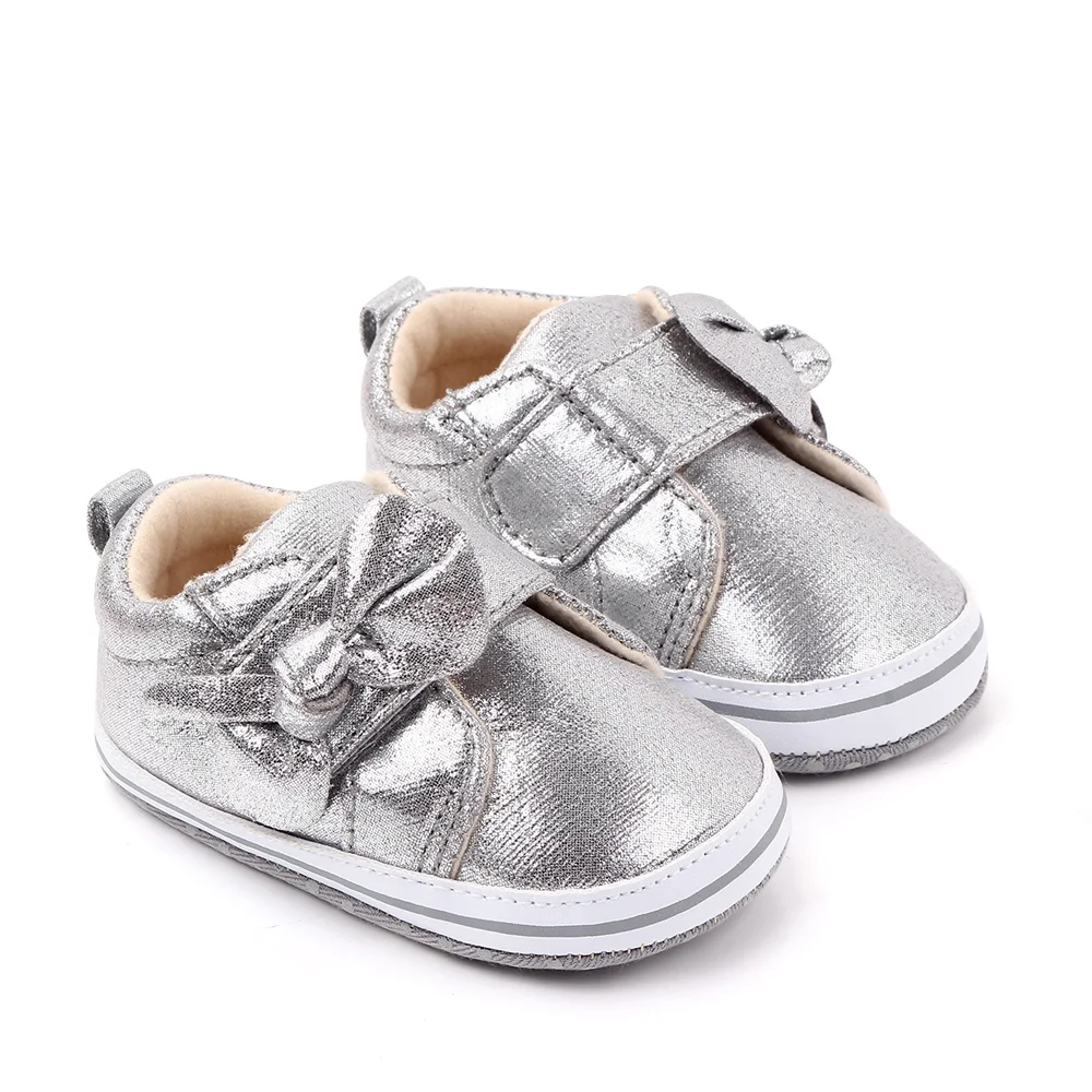 Soft sole baby shoes bow design newborn boy girl  toddler shoes in spring autumn manufacture