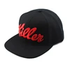 Fat Bill Embroidered Cap Custom Big Letter Logo Snapbacks