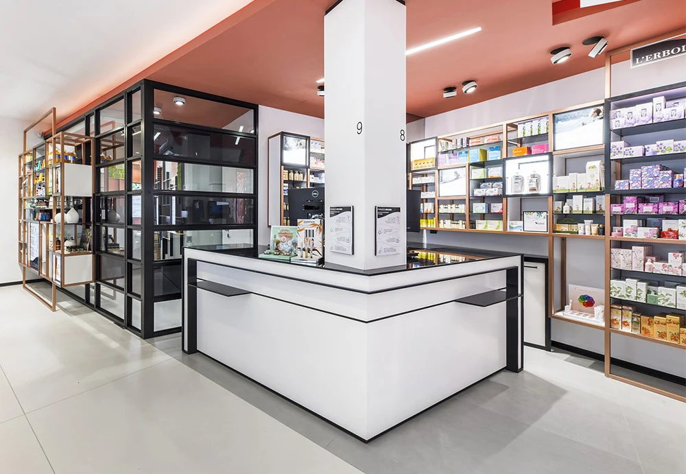 Apotek Modern Interior Tata Letak | 3d Desain Untuk Farmasi | Obat ...