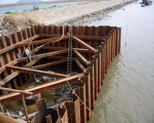 来自中国钢铁的 q235 热轧钢板桩