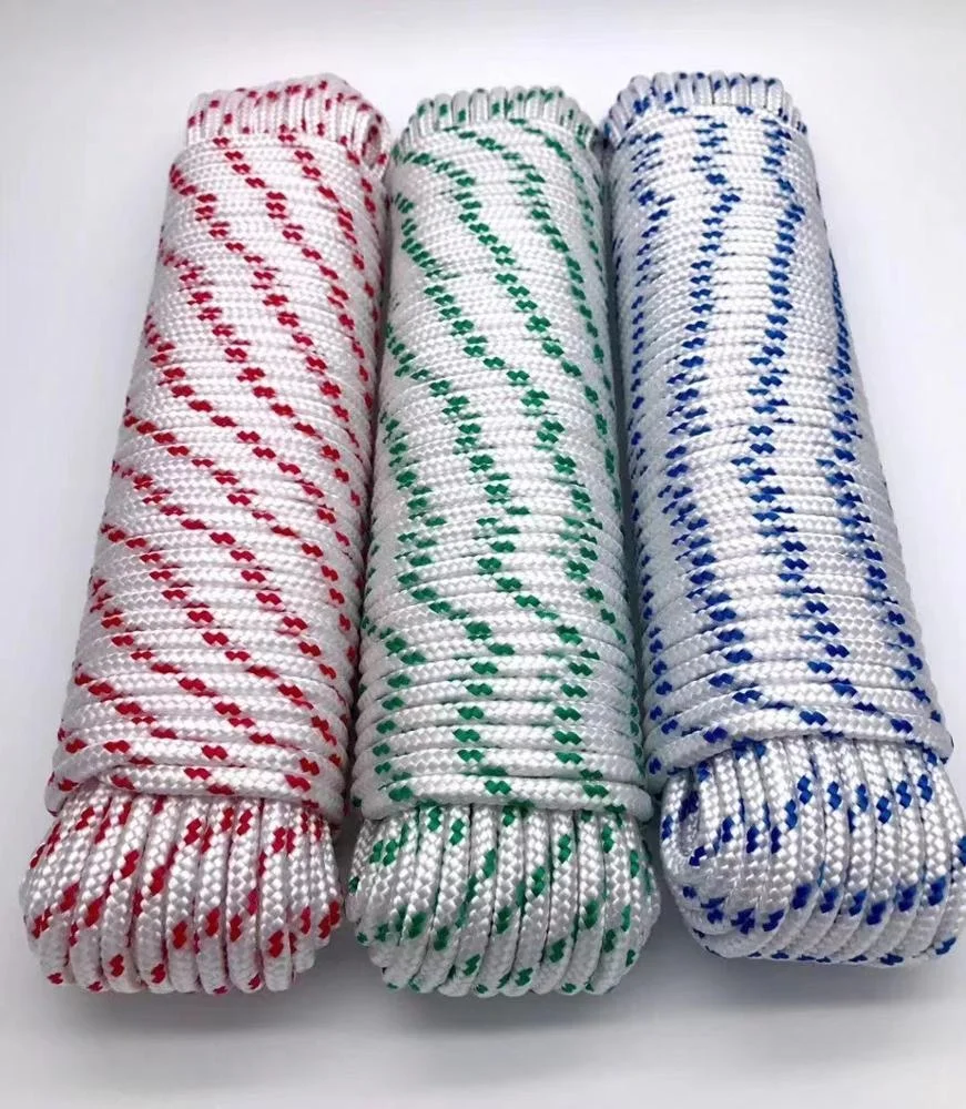 热卖1/4 "* 50英尺聚酯16编织绳尼龙起动机绳 - buy polyester braid