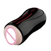New Intelligent Interaction Electric Hip Male Masturbator Dual Engine Vibrating Artificial Vagina Strong Sucker Sex Toys for Men