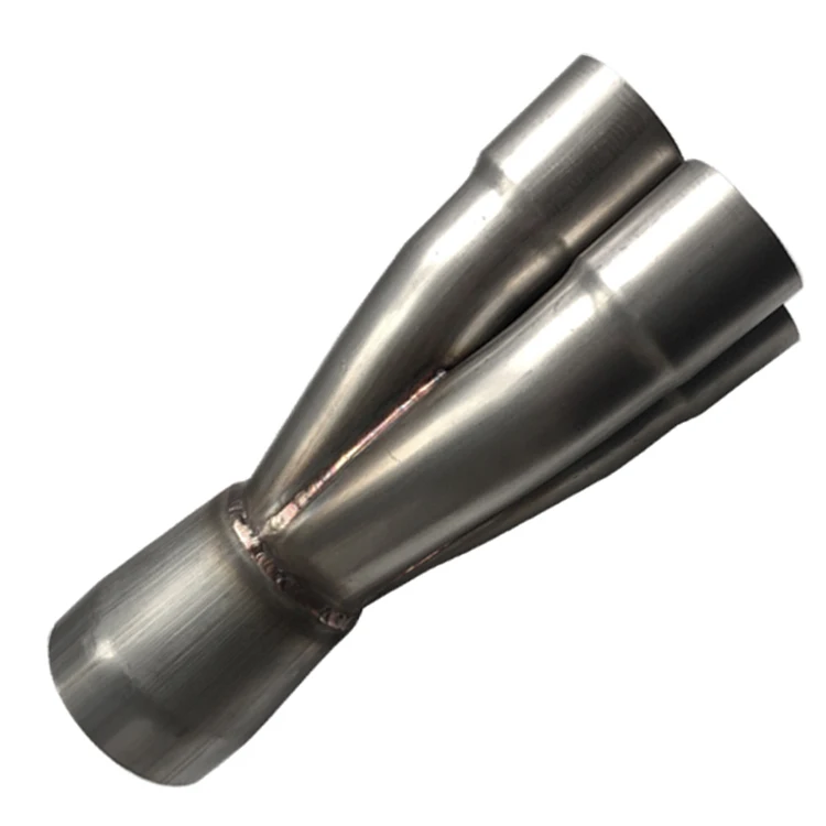 Stainless Steel 1.5 Inch/ 38mm Inlet 3" Outlet Exhaust 4 Into1 Merge Collector Header Tube For