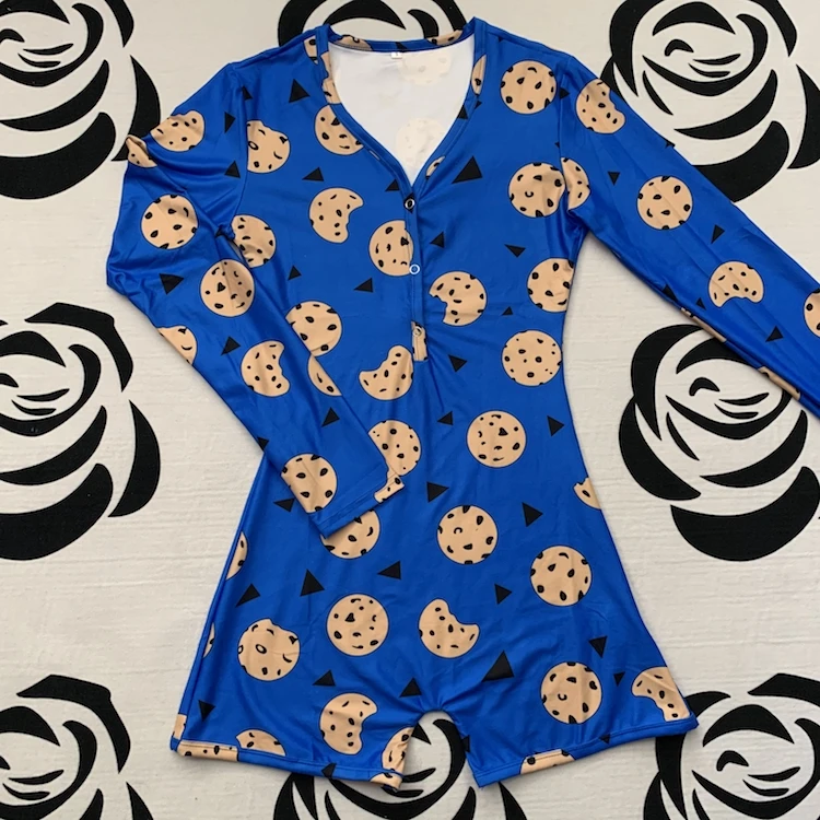 Cookie onesie womens Clearance