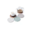 Round kitchen Non-Skid Cup Pad Round Trivet with silicone