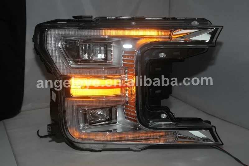 New Arrival led Headlight For FORD for Raptor F150 2015-2017 YZ Flowing Tuning light