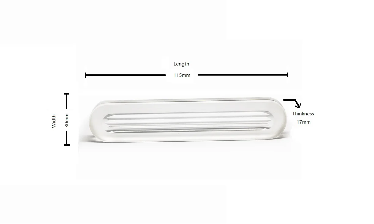 A1 115mmx30mmx17mm Medidor de nivel de reflejos vaso medidor de nivel de