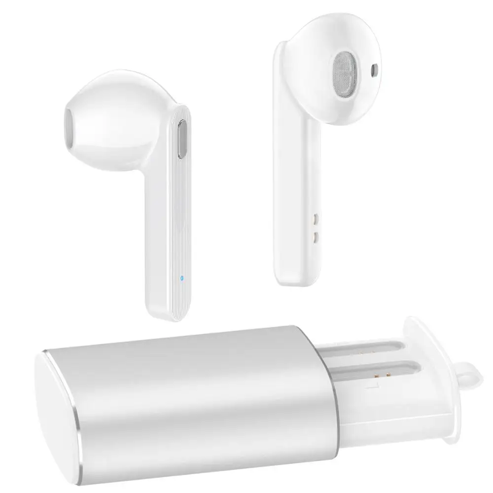 custom logo earbuds private label twins wireless tws mini stereo push pull aluminum metal type-c earphone earbuds - ANKUX.COM