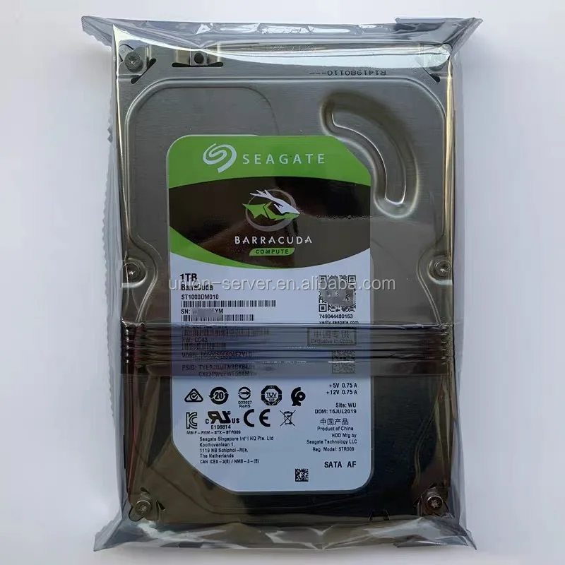 Seagate Barracuda St1000dm010 1tb 7200 Rpm 64mb Cache Sata 6.0gb/s 3.5