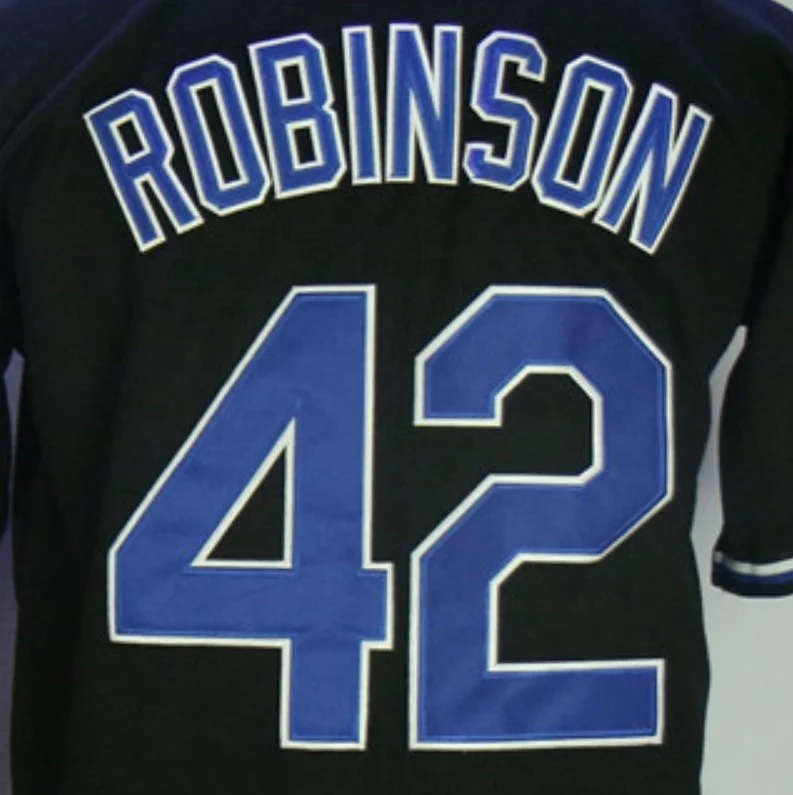 black jackie robinson jersey