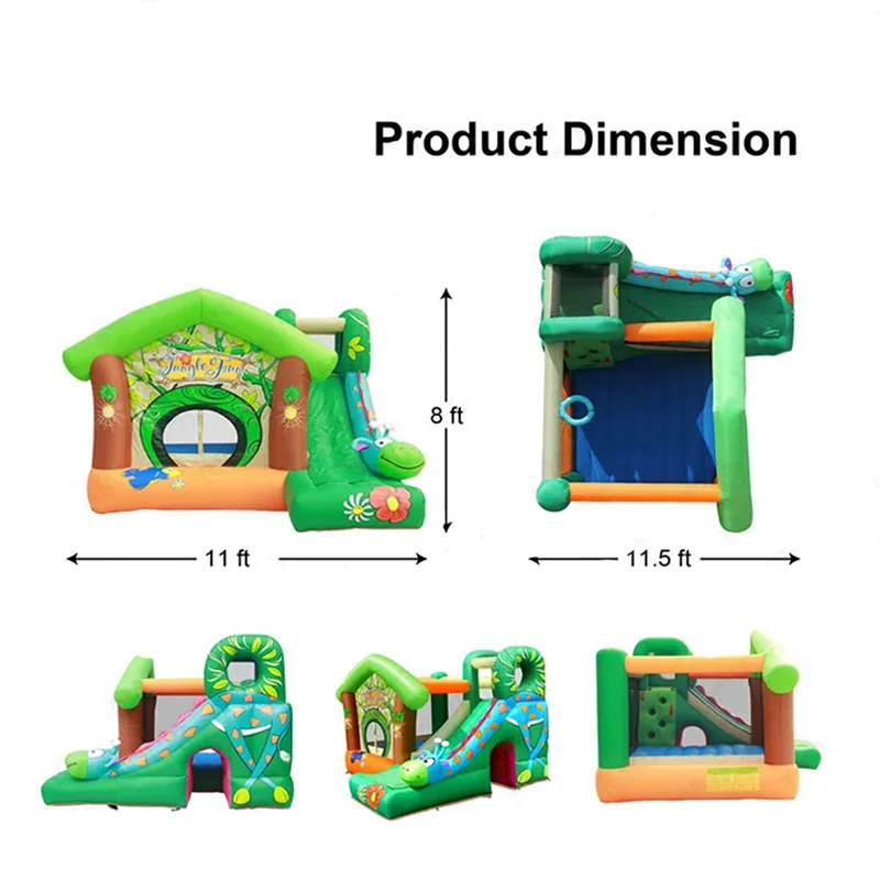 Wholesale Playground Kids Used Commercial Inflatable Rainbow Slide 