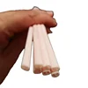 4mm two hole high alumina ceramic refractory insulating oval tubes / alumina sleeve pipes