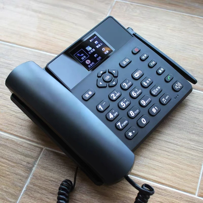 Landline Phone With Sim Card Slot And Wifi 4g Lte Fixed Wireless Telephone Cordless Phone Landline Desktop Phones