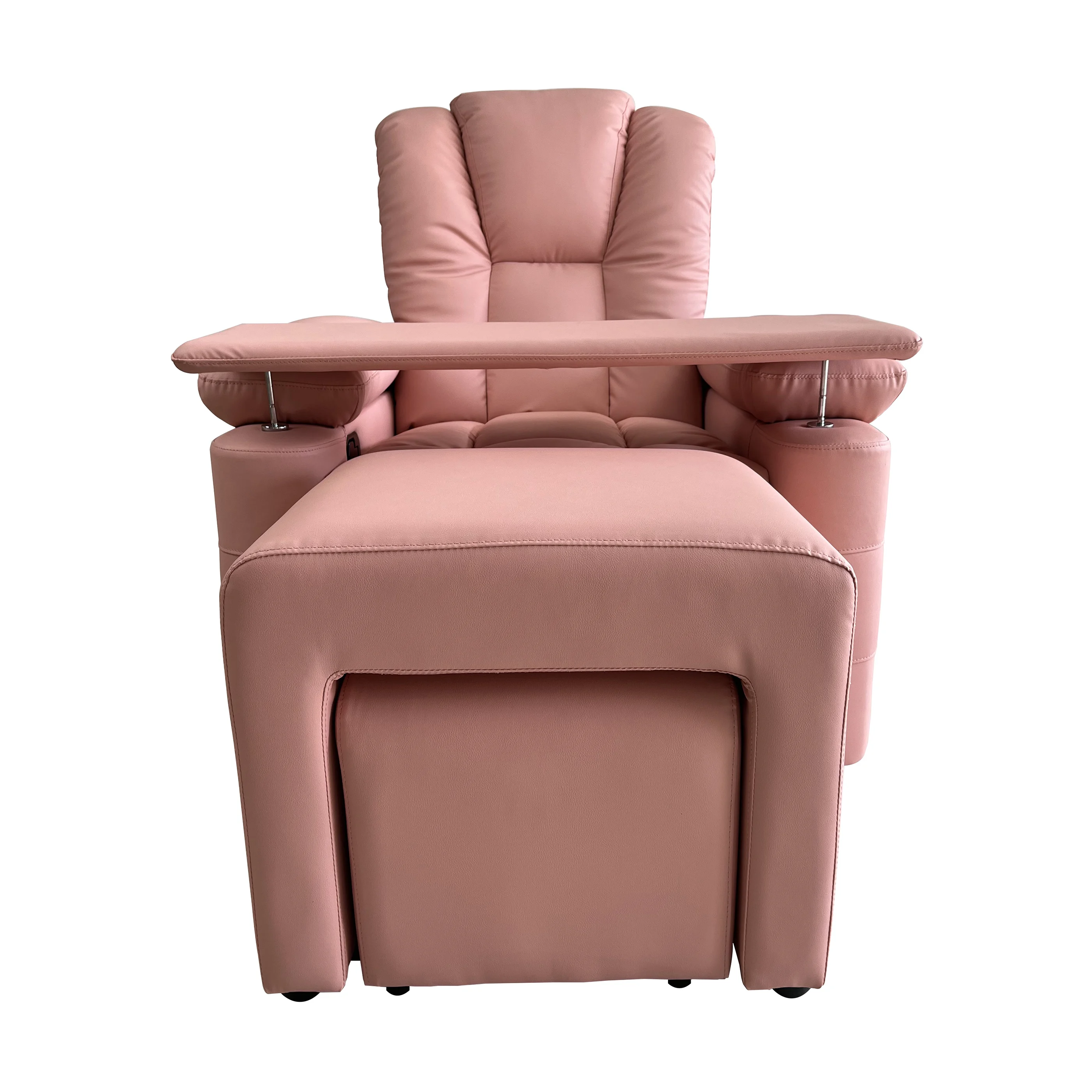 Luxury Design Pink Nail Salon Manicure Chair Foot Spa Nail Table