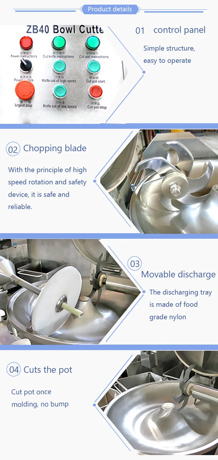 chopping meat slicer