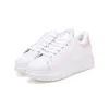 Best sale 2019 Fashion Breathable Sneakers Women Add Fluff Warm Platform Shoes For Women Lace up Casual Shoes White