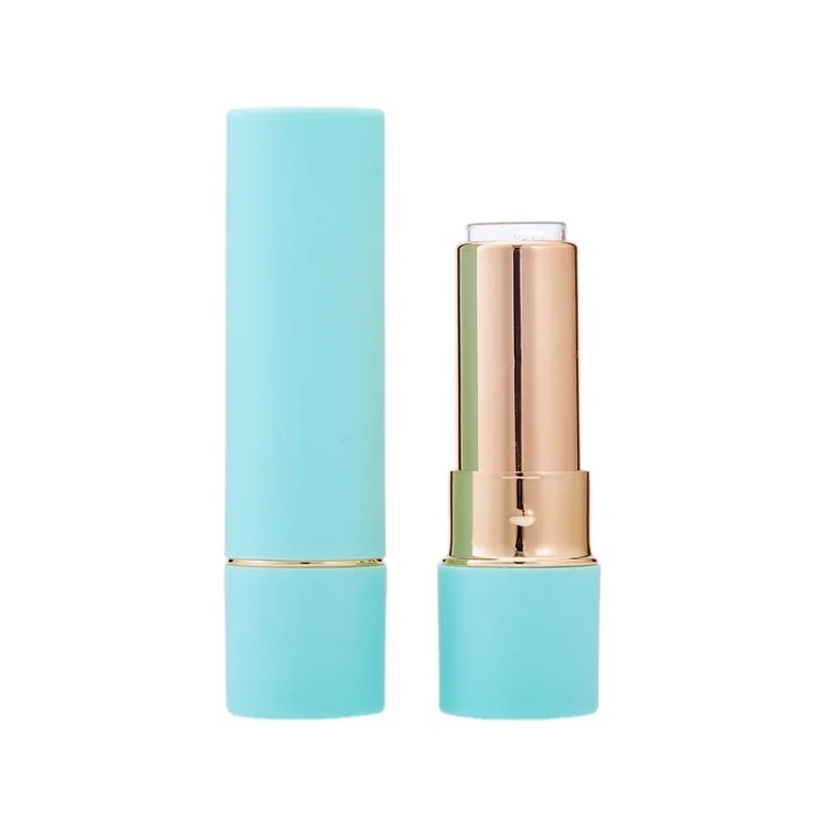 Empty Lipstick Tube Liquid Lipstick Container Frosted Round Lipbalm