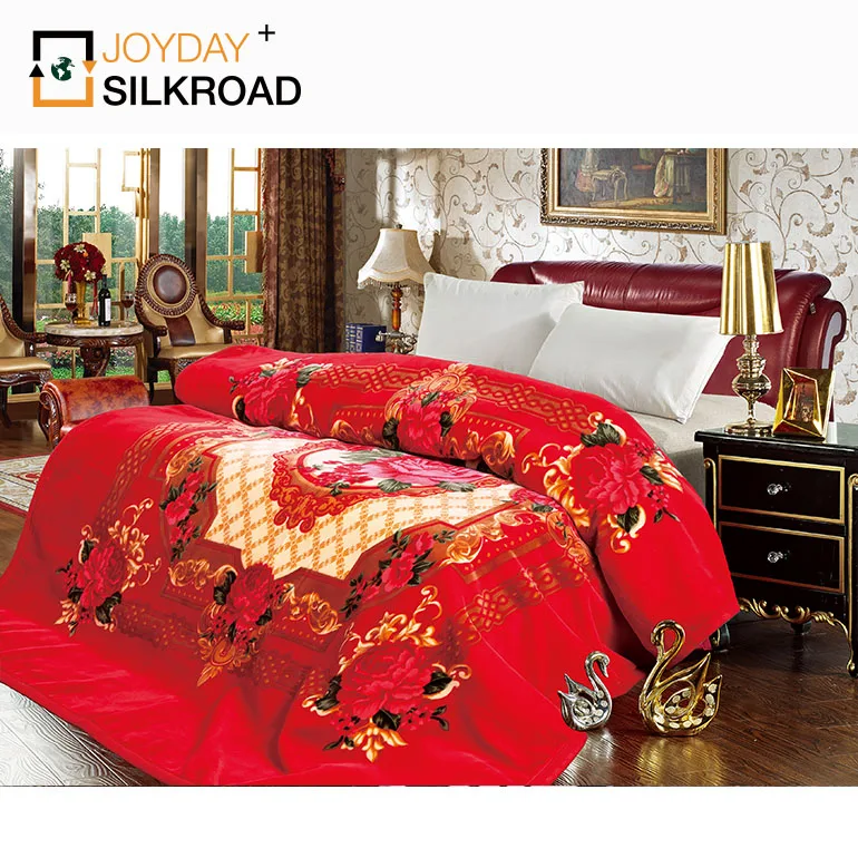 Otsukeori 100 Polyester Embossed Turkish Raschel Blanket Mora Blanket