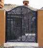 Cheap wrought iron screen gate for garden, privacy screen pedestrian gate
