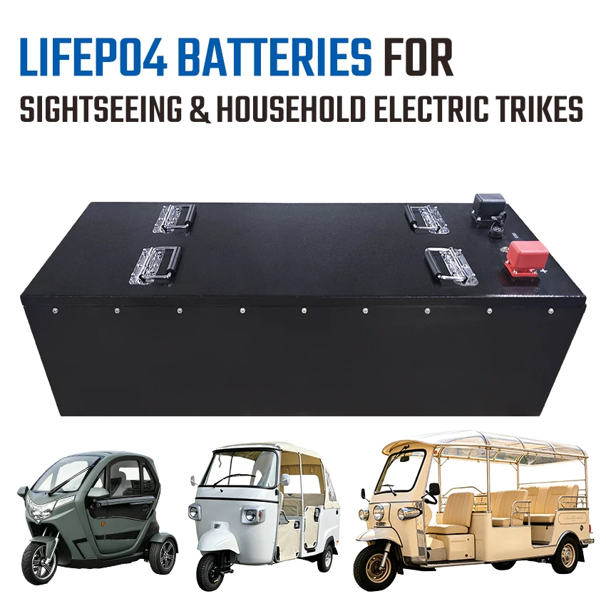 Close-up of LiFePO4 110V battery pack with CE and UL certification marks