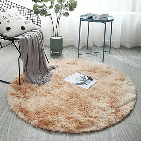 Large size non slip TPR bottom chenile floor rug mat microfiber floor pad carpet