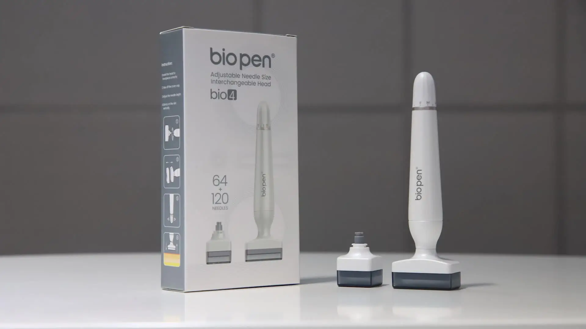 ダーマスタンプバイオニードル120調整針長0-3.0mmマイクロ