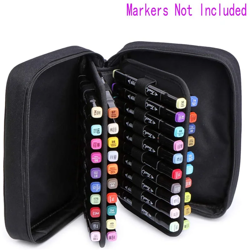 40 Slots Pen Carrying Storage Marker Carry Case Custom Pencil Bag - Buy ...