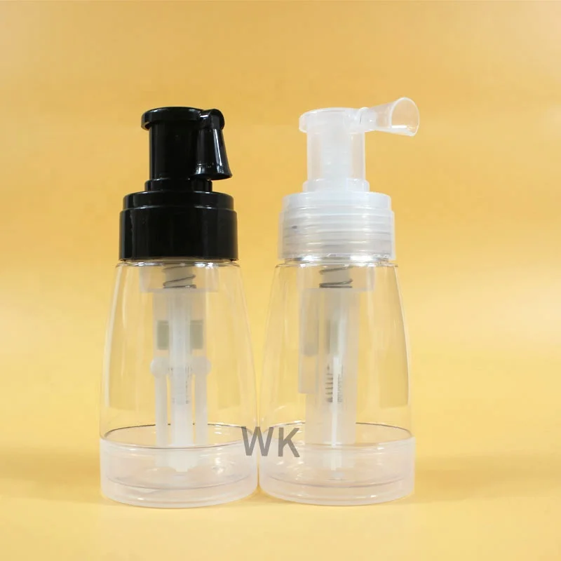Portable Powder Puffer Bottle Plastic Travel Empty Powder Spray Bottles
