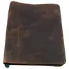 Leather Notebook - Refillable Genuine Leather Journal, Rustic Leather Refillable Journal Cover