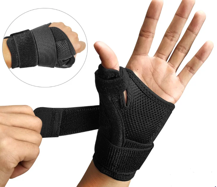 U.S. Solid Thumb Spica Splint- Thumb Brace for Arthritis or Soft Tissue Injuries, Lightweight and Breathable, Stabilizing and Not Restrictive, Fits