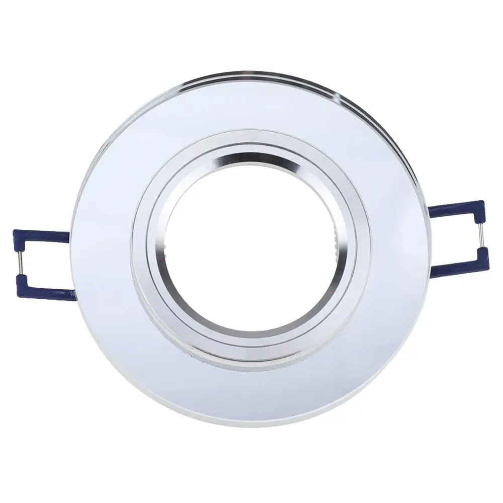 New Low Price GU10 MR16 Round Crystal Glass Ceiling LED Down Light Downlight Housing Parts