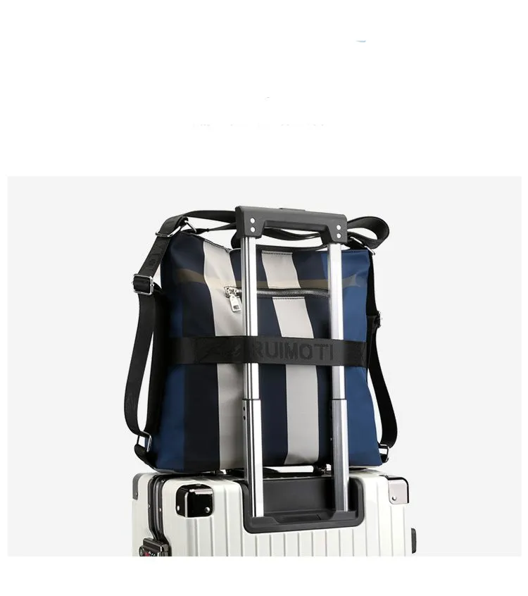 Plaid print backpack  -2.jpg