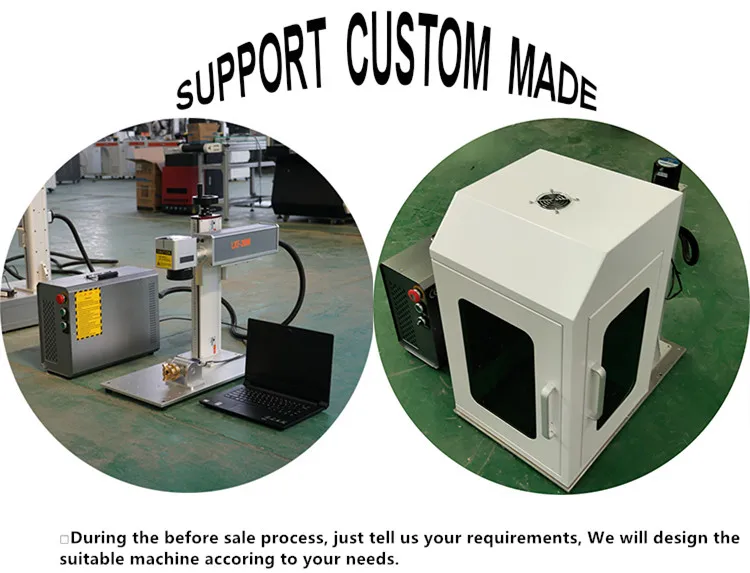 16 years factory experience 20w 30w 50w cnc portable fiber laser marking engraving machine metal price