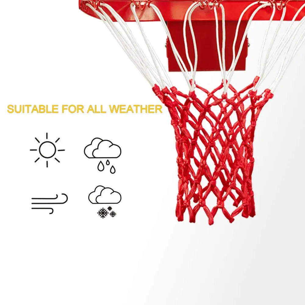 Actearlier 12 Loops Net All Weather Basketball Net Heavy Duty