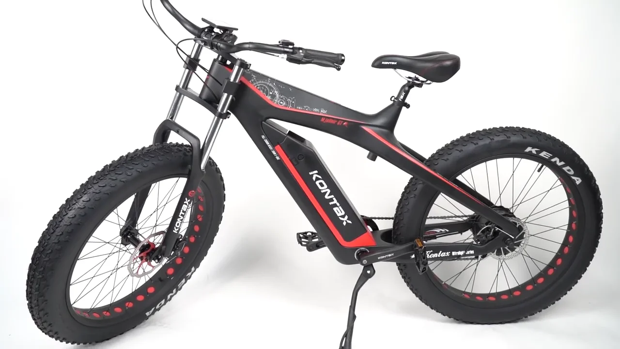 Es750 26inch Carbon Fiber Ebike 48v 750w Fat Tyre Electric Bike Buy