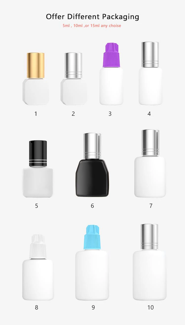 Wholesale Eyelash Extension Adhesive 12.5s Fast Dry Strong Viscosity