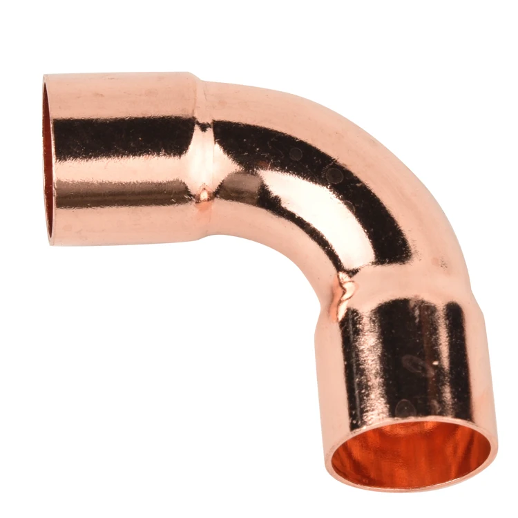 5pcs Libra Supply 1-1/4 inch 90 Degree Copper Long Turn Radius Elbow CxC 