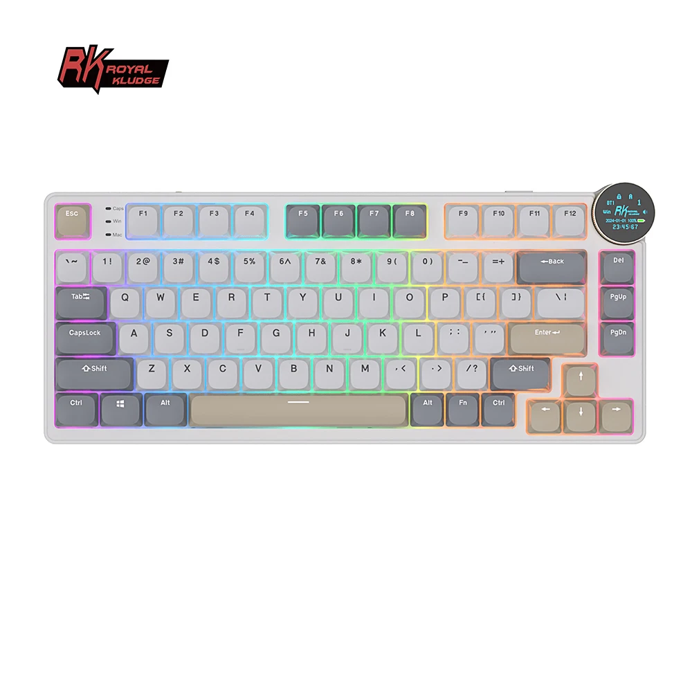 Royal Kludge RK N80 Low Profile Wireless Mechanical Keyboard - 80