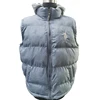 New-Fashion Sleeveless Mens Puffer Bubble Warm Vest for winter with hoodie